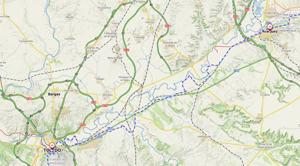 A map of a mountain range

